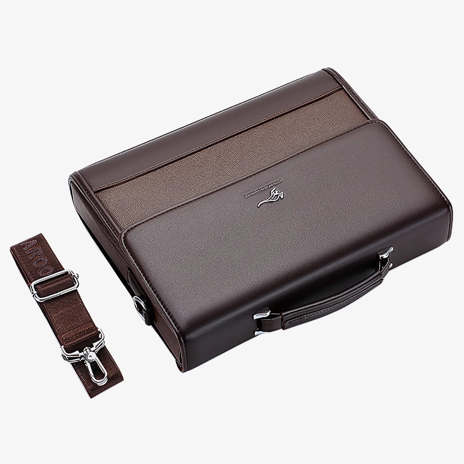 Zavrau Men's Leather Briefcase