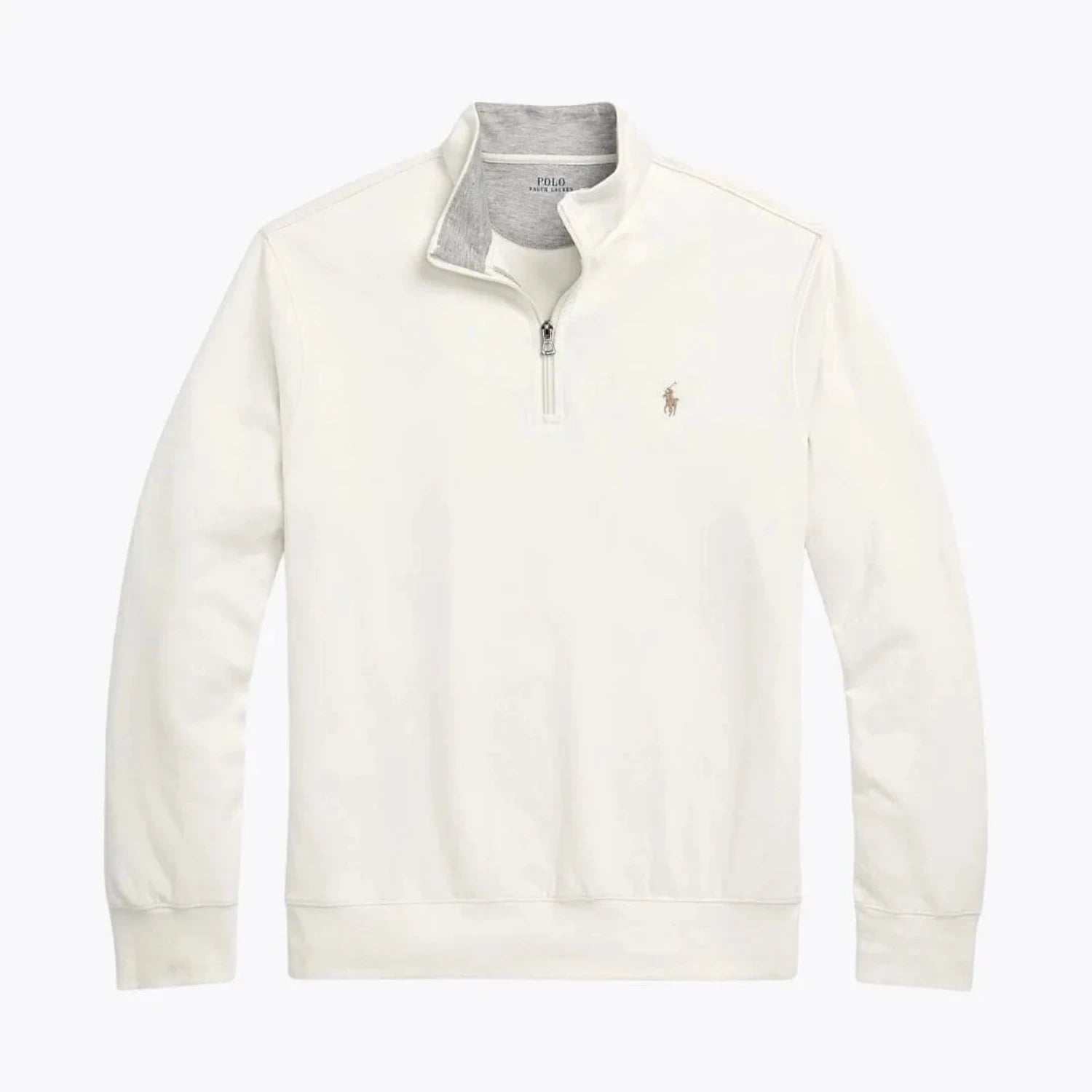 Ralph Lauren Luxury Jersey Quarter-Zip Pullover