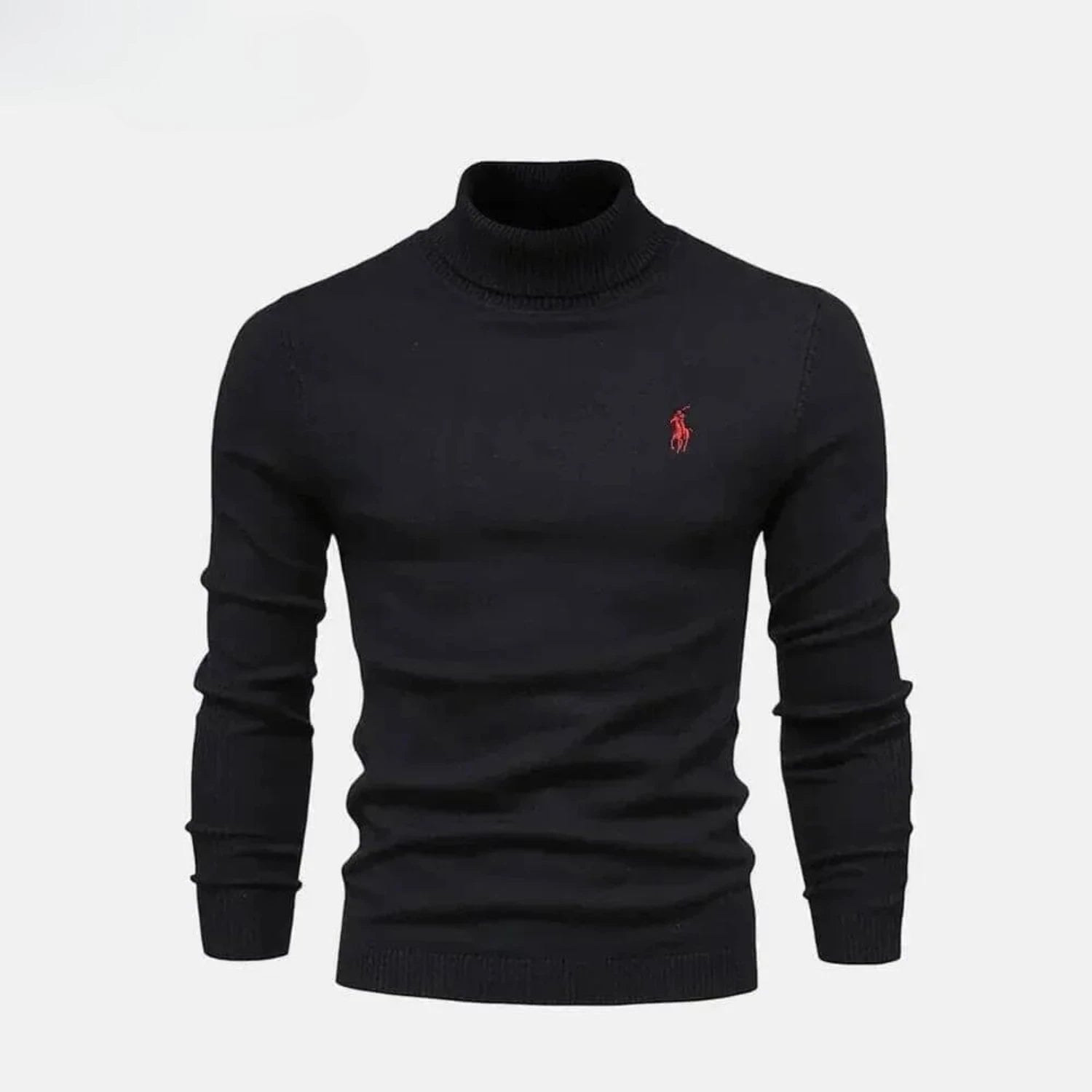 Ralph Lauren Turtleneck Cable-Knit Wool Knit Sweater