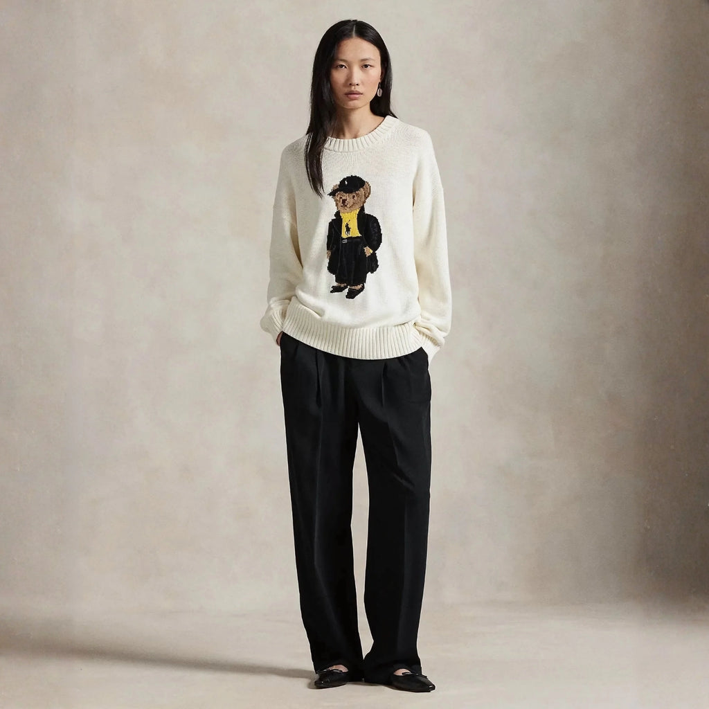 Ralph Lauren Polo Bear Cotton Crew Neck Sweater