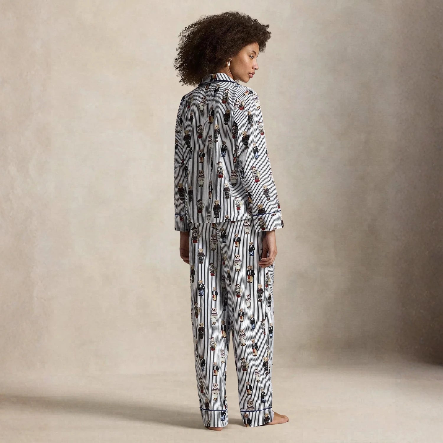 Ralph Lauren Polo Bear Cotton Sateen Pajama Set