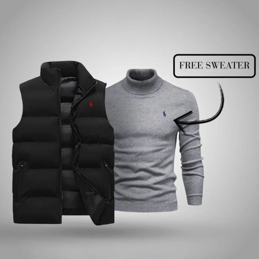 Ralph Lauren Vest + Exclusive Free Sweater (CLEARANCE)