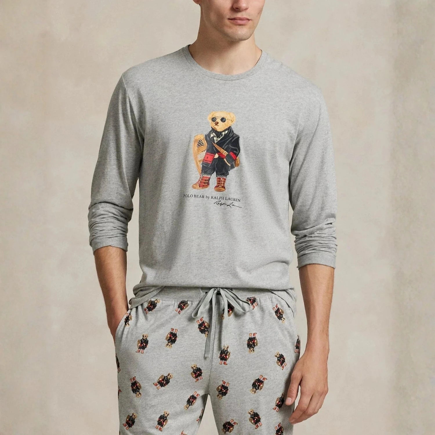 Ralph Lauren Polo Bear Jersey Sleep Set