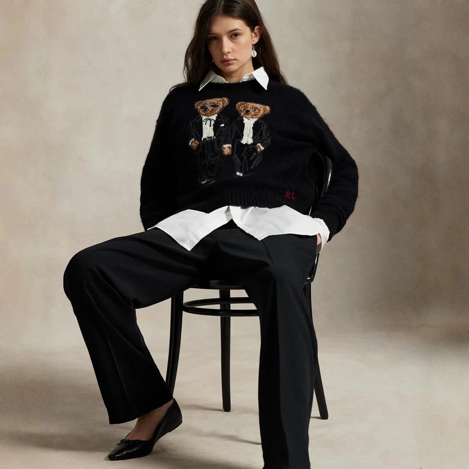 Ralph Lauren The Ralph & Ricky Tuxedo Bear Sweater
