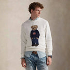 Ralph Lauren Polo Bear Cotton-Linen Sweater