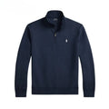 Ralph Lauren Double-Knit Mockneck Pullover