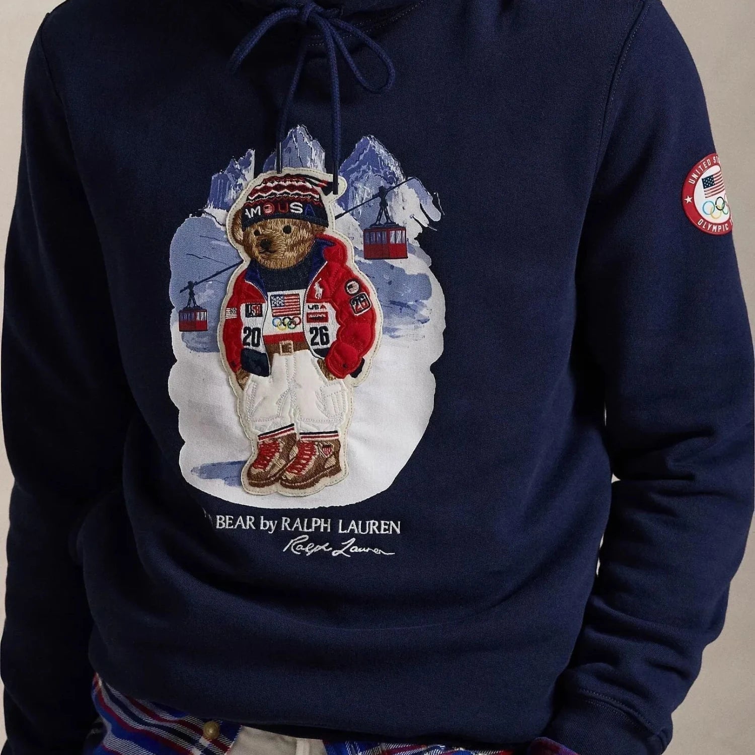 Ralph Lauren Team USA Polo Bear Hoodie