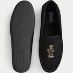 Ralph Lauren Brenan Polo Bear Suede Slipper