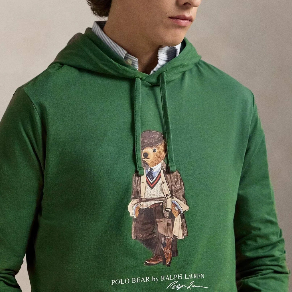 Ralph Lauren Polo Bear Jersey Hooded T-Shirt
