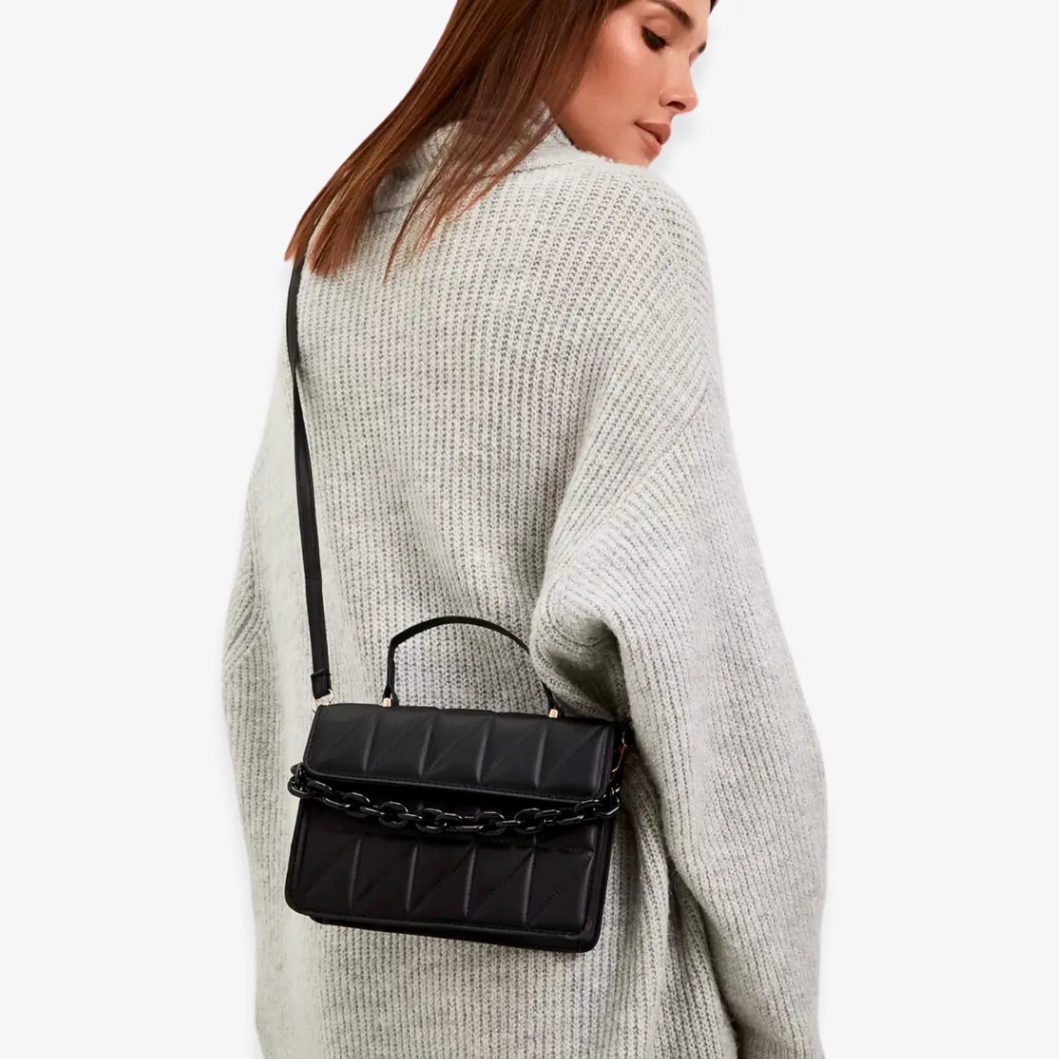 Abstract Crossbody Bag