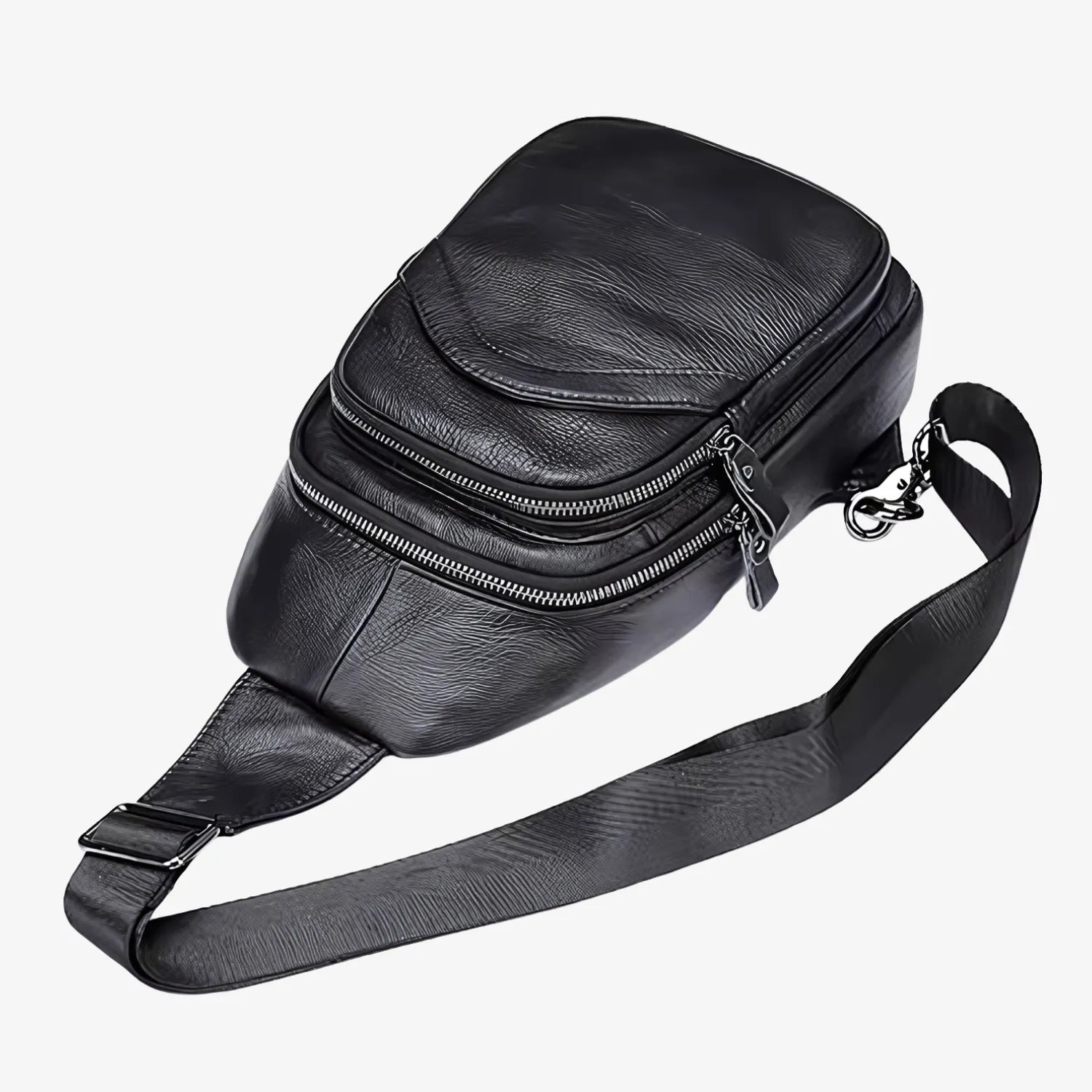 Dual Classic Men's Genuine Leather Bag