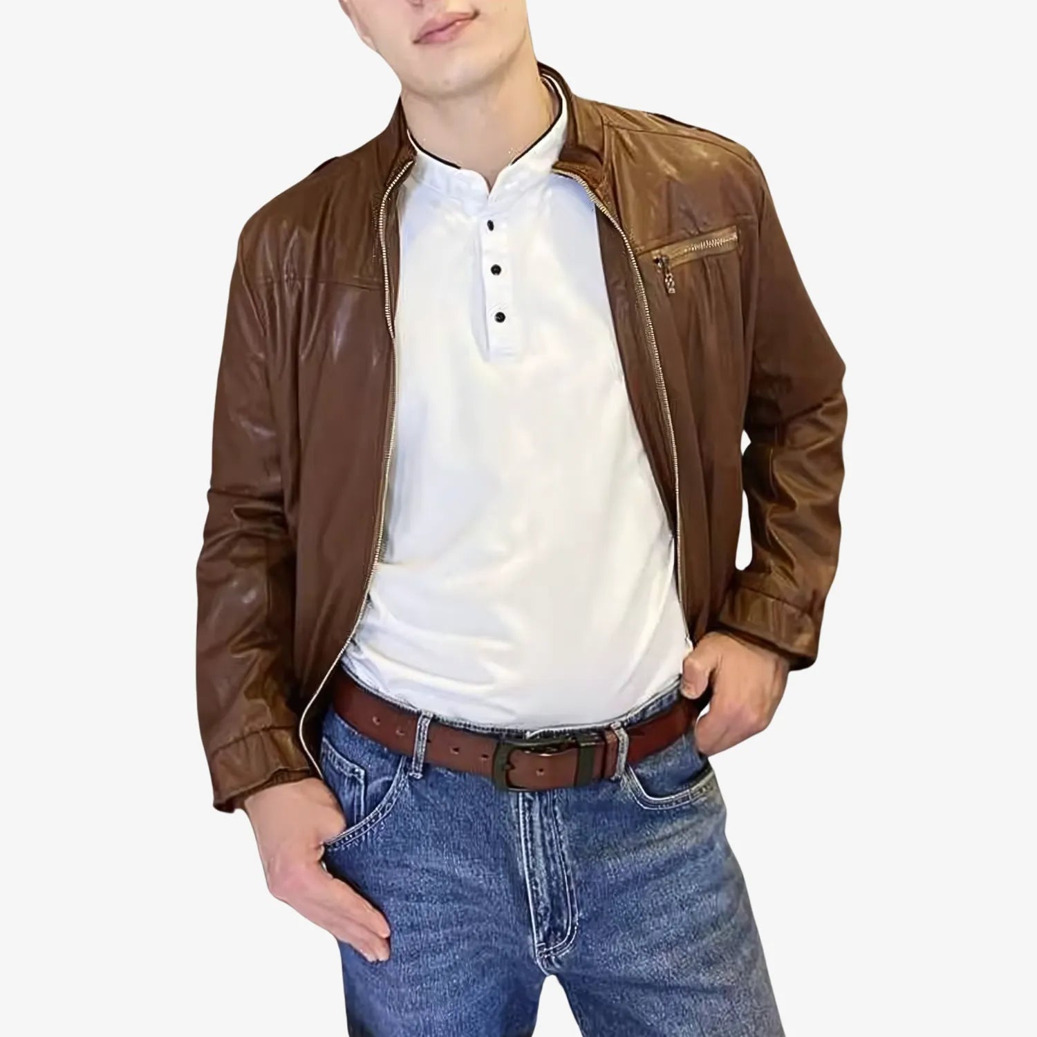 Men's Vintage Leather Belt