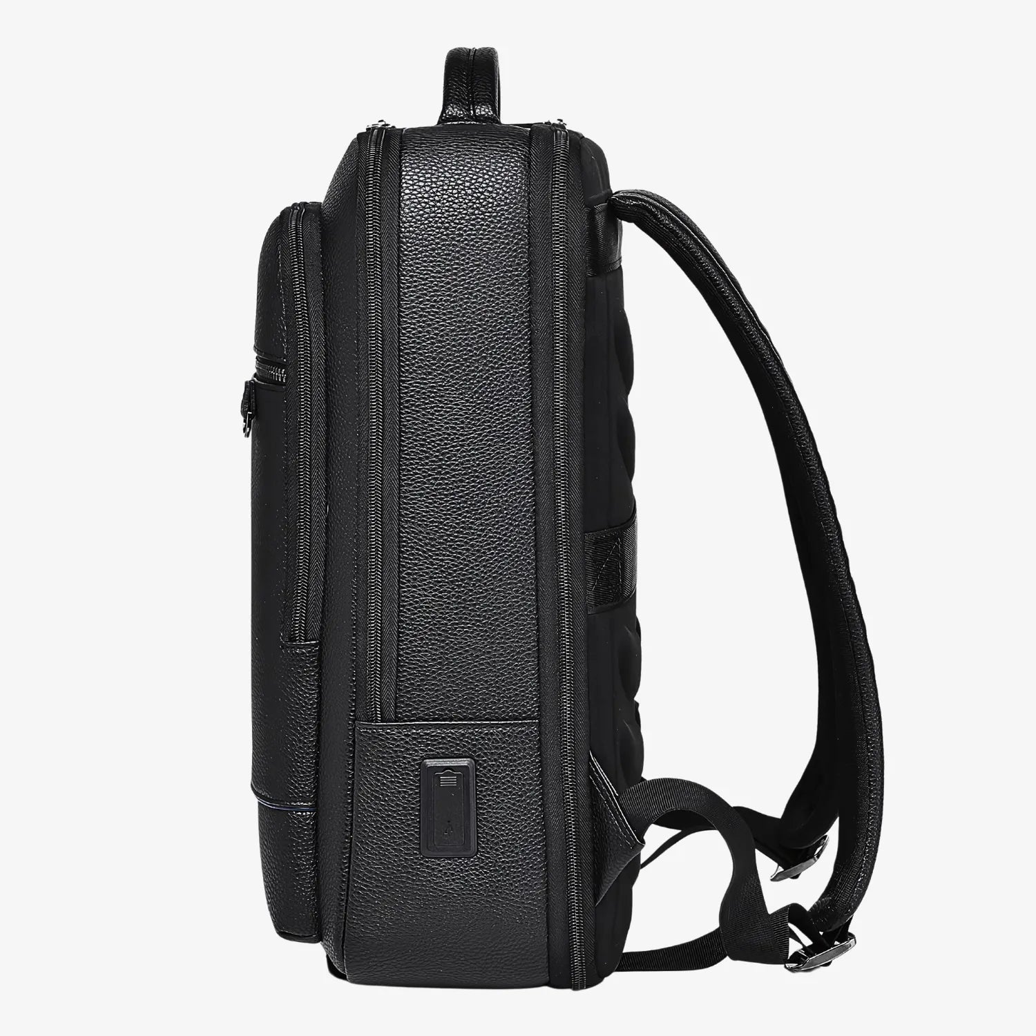 Executive Leather Laptop Backpack