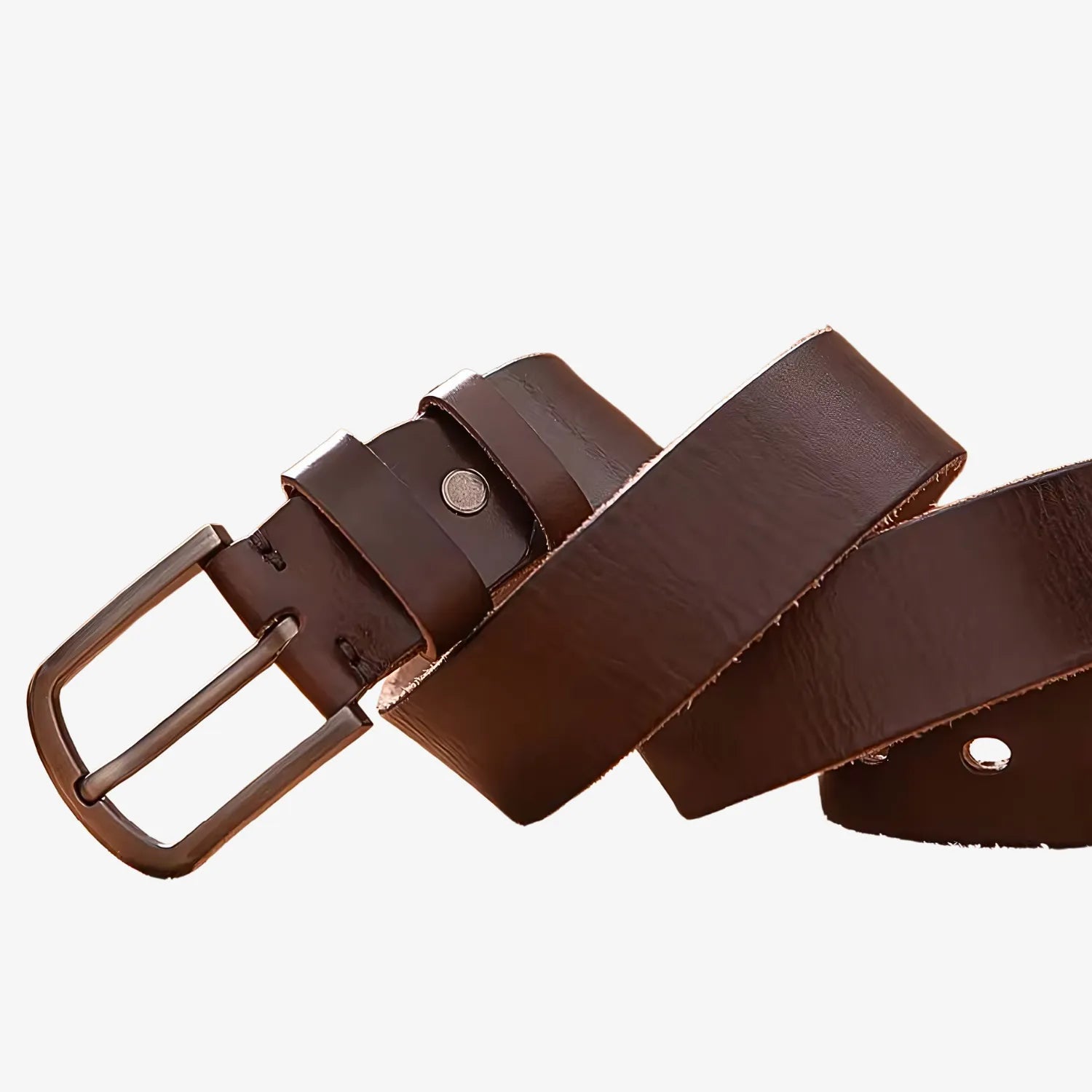 Men's Genuine Leather Cowboy Belt
