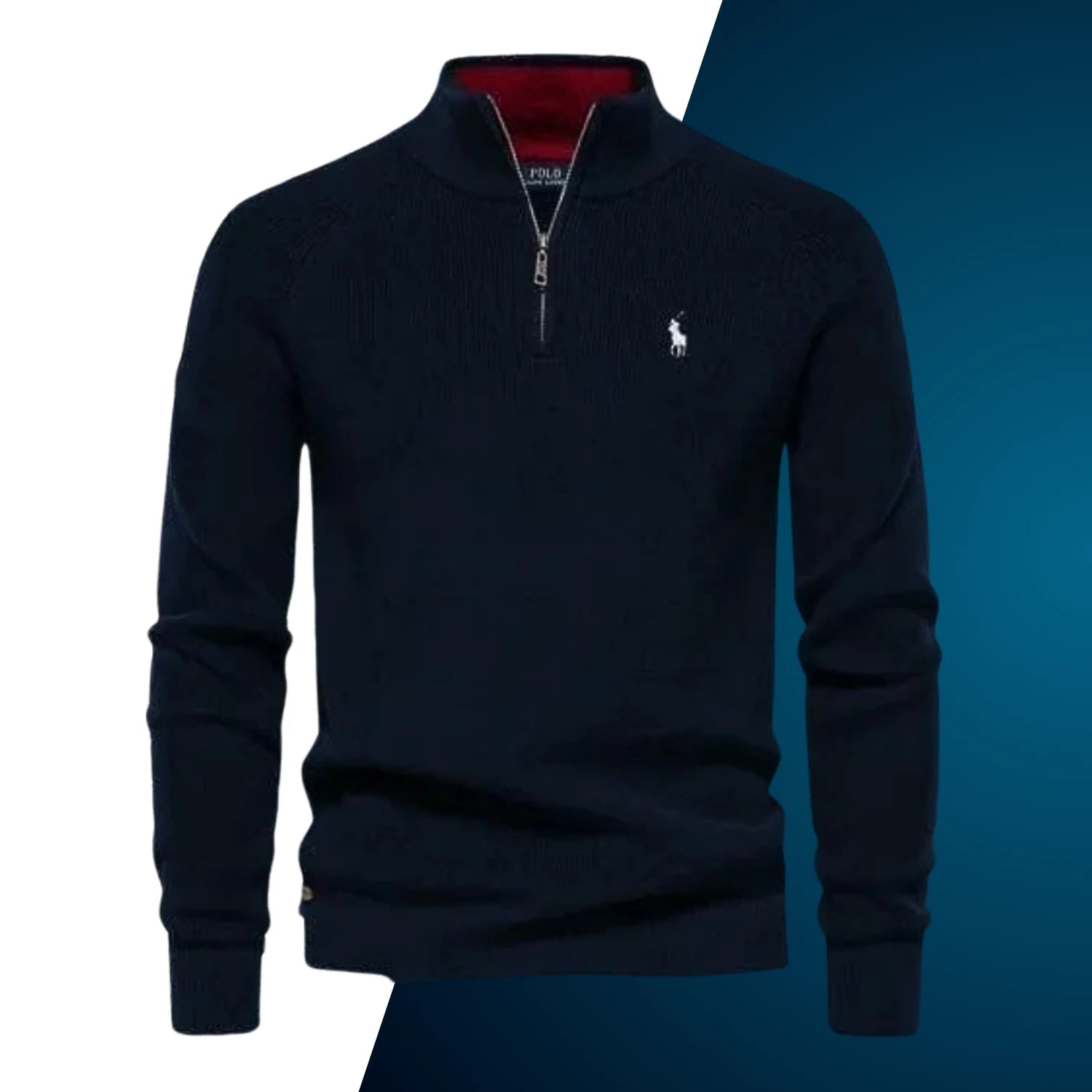 Ralph Lauren Pull Col Zippé