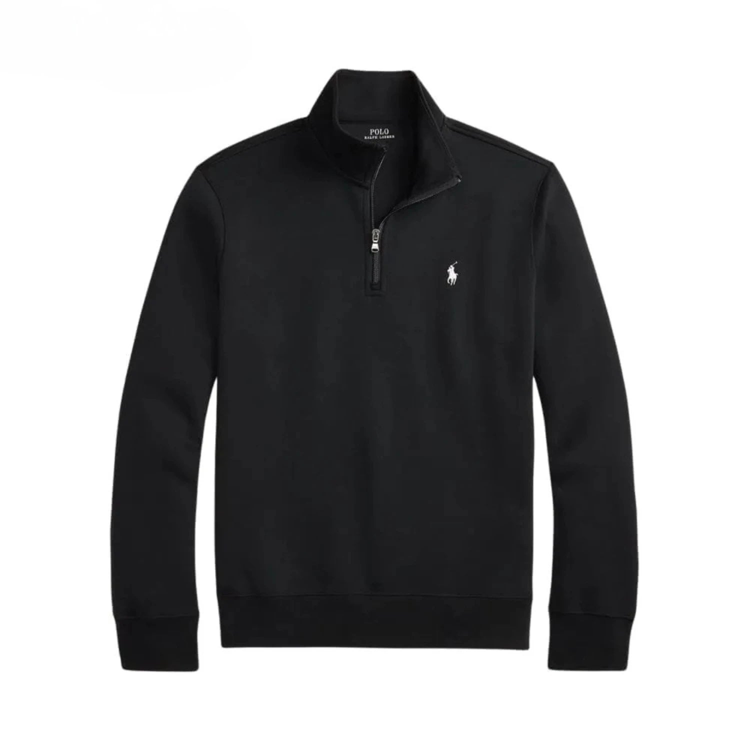 Ralph Lauren Double-Knit Mockneck Pullover