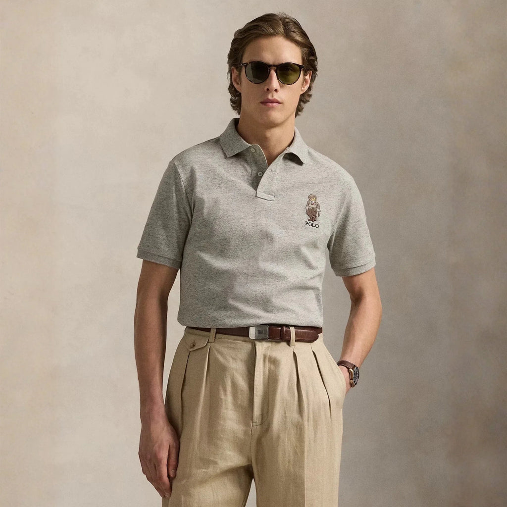 Ralph Lauren Classic Fit Polo Bear Mesh Polo Shirt
