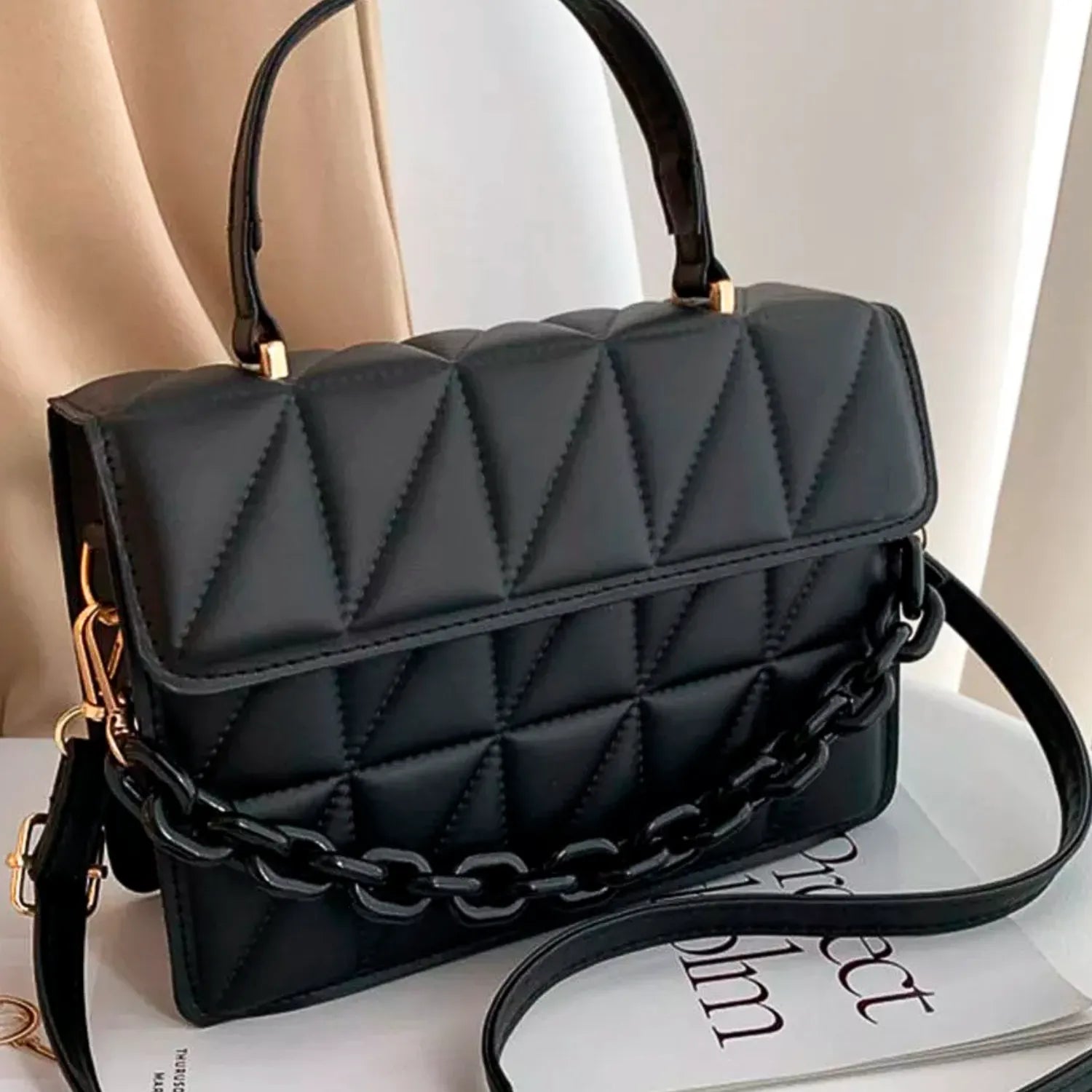 Abstract Crossbody Bag