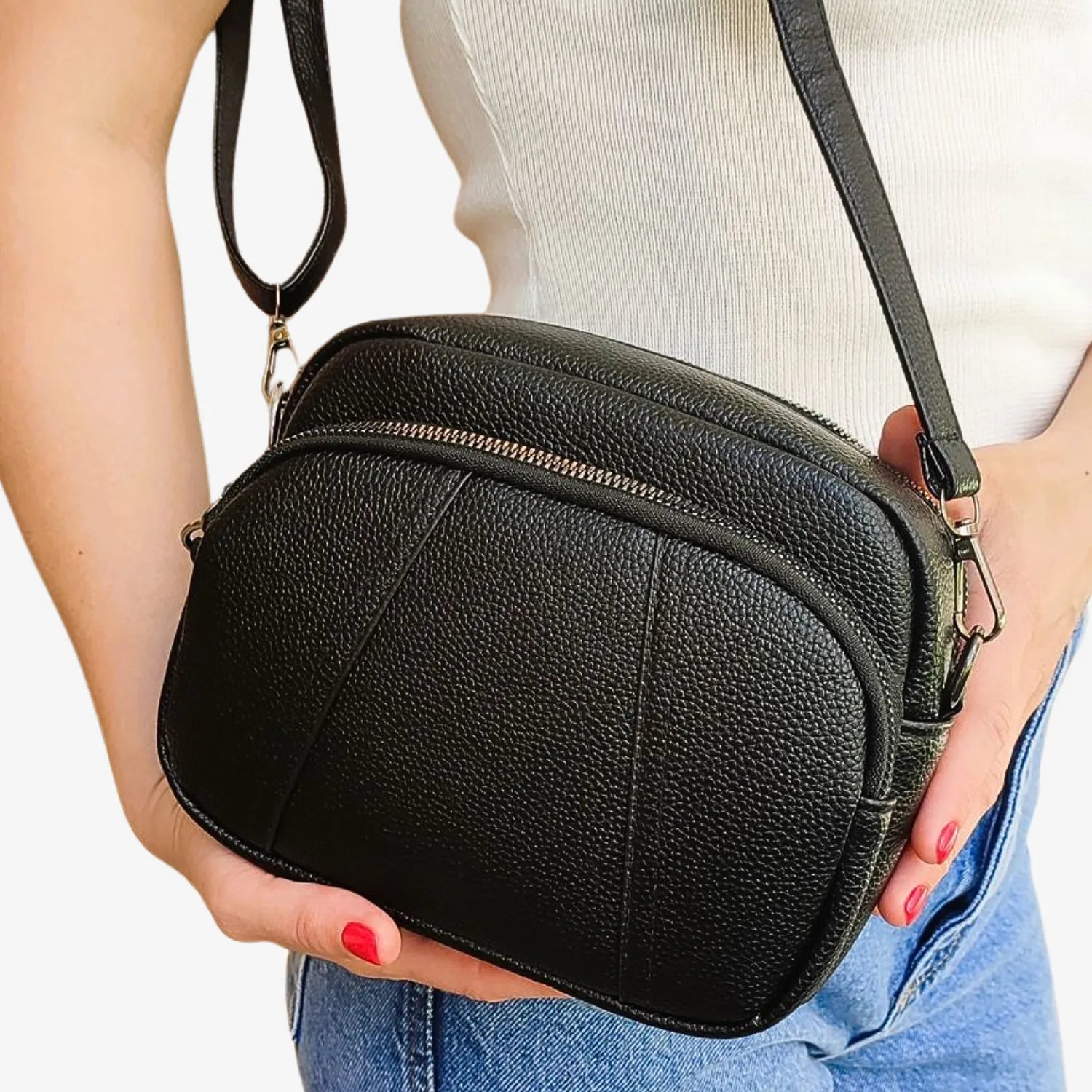 Monochromatic Crossbody Bag