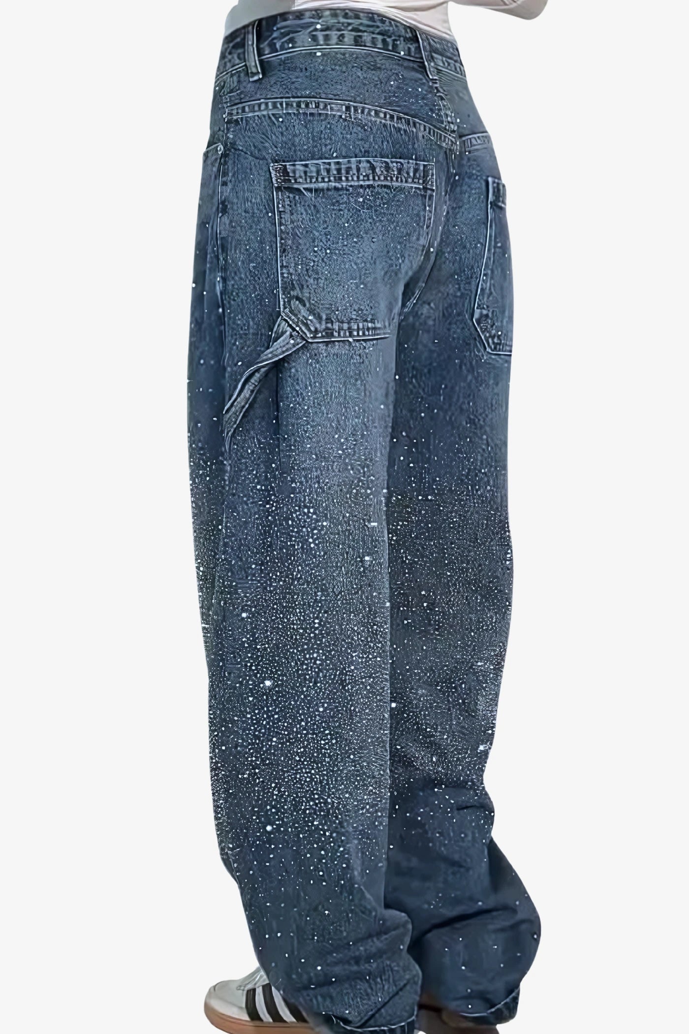 Balloon Carpenter Shine Denim Jeans