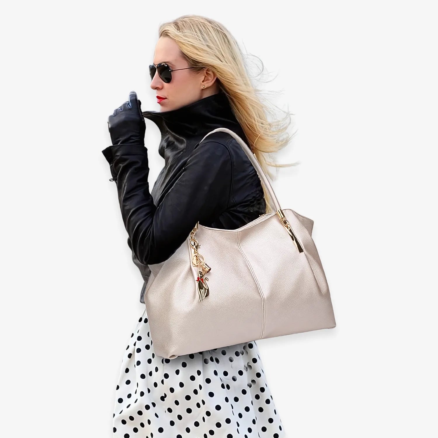 Célline Genuine Leather Handbag