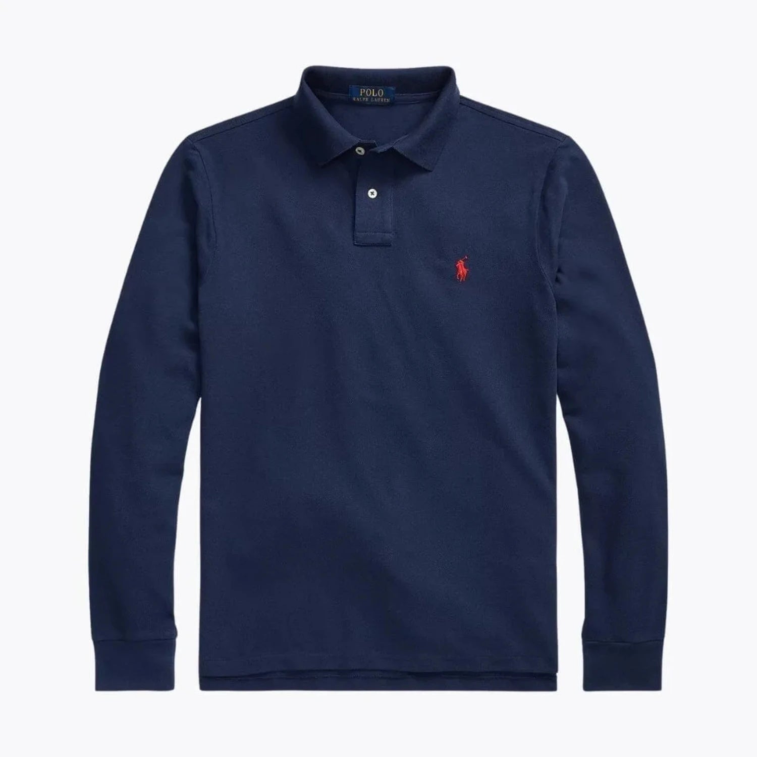 Ralph Lauren Mesh Long-Sleeve Polo Shirt