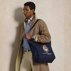 Ralph Lauren Polo Bear Canvas Shopper Tote