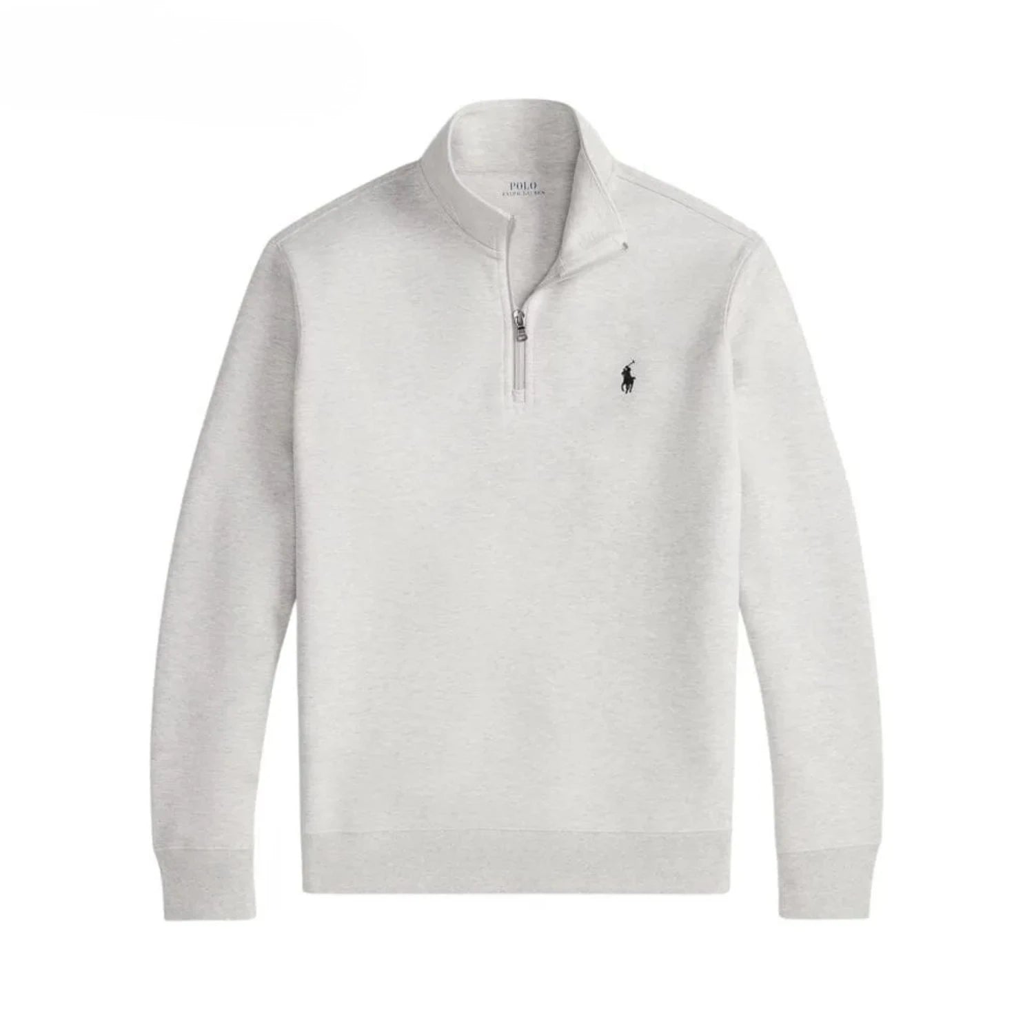 Ralph Lauren Double-Knit Mockneck Pullover