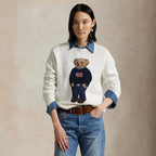 Ralph Lauren Polo Bear Cotton-Linen Sweater