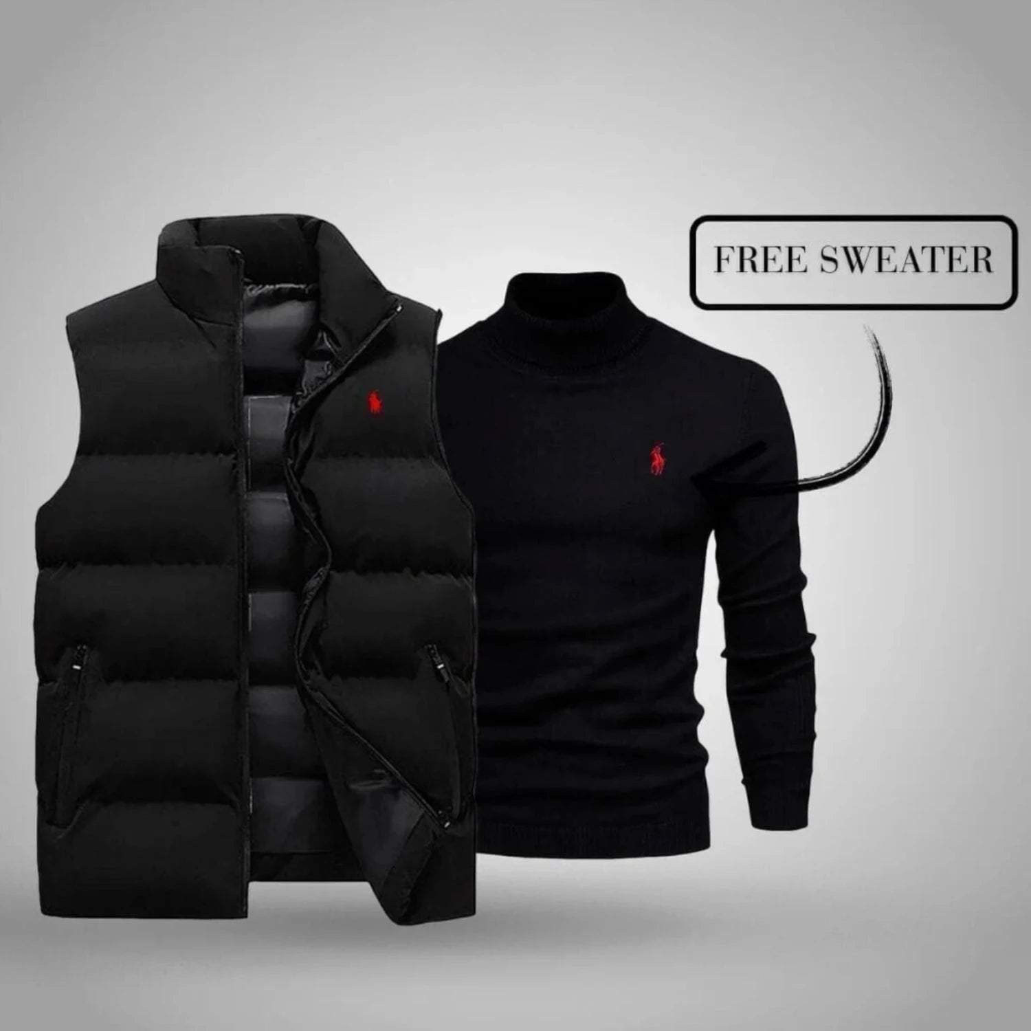 Ralph Lauren Vest + Exclusive Free Sweater (CLEARANCE)