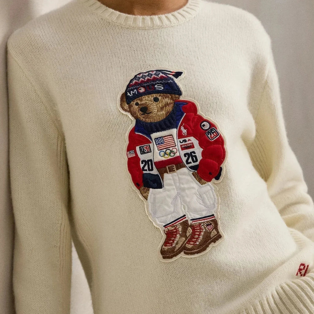 Ralph Lauren Team Usa Polo Bear Sweater