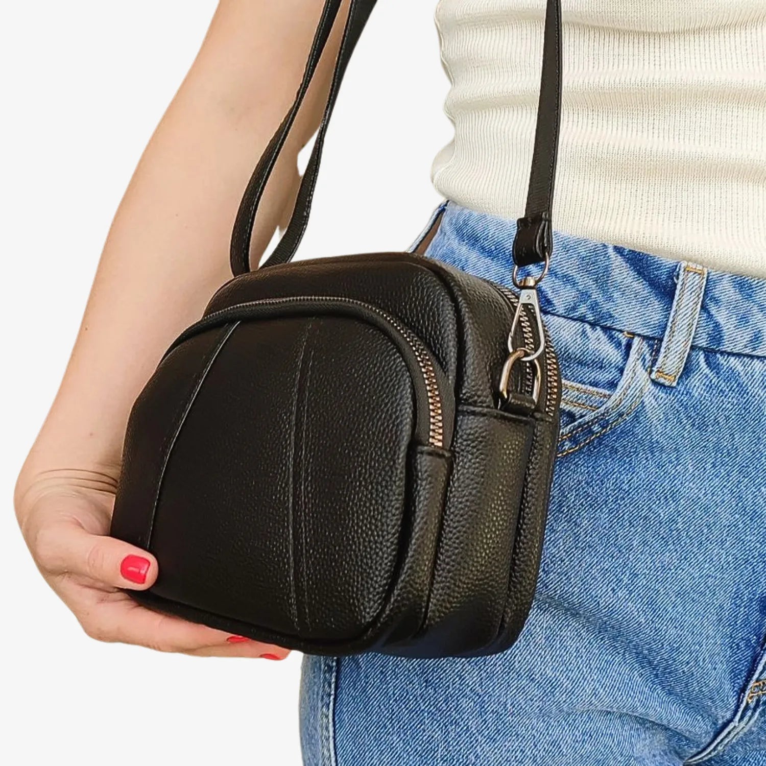 Monochromatic Crossbody Bag