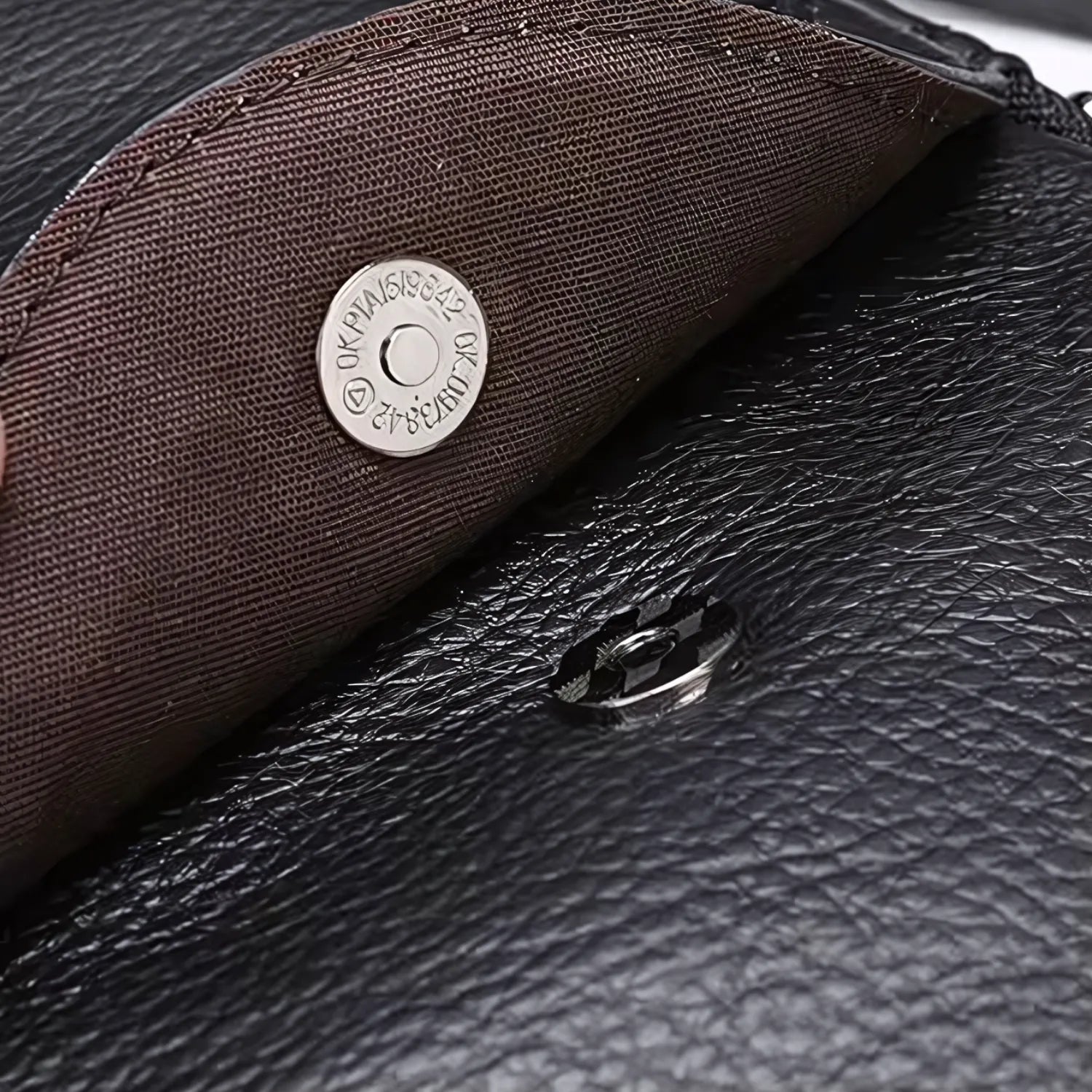 Dual Classic Men's Genuine Leather Bag