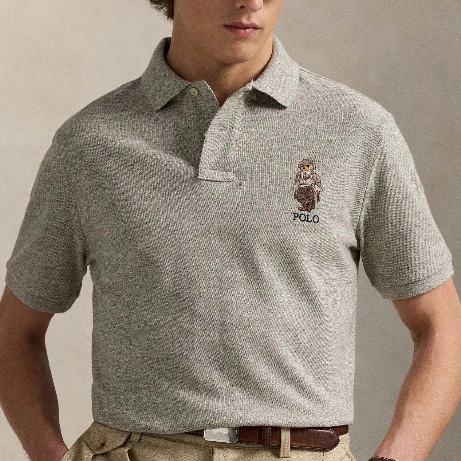 Ralph Lauren Classic Fit Polo Bear Mesh Polo Shirt
