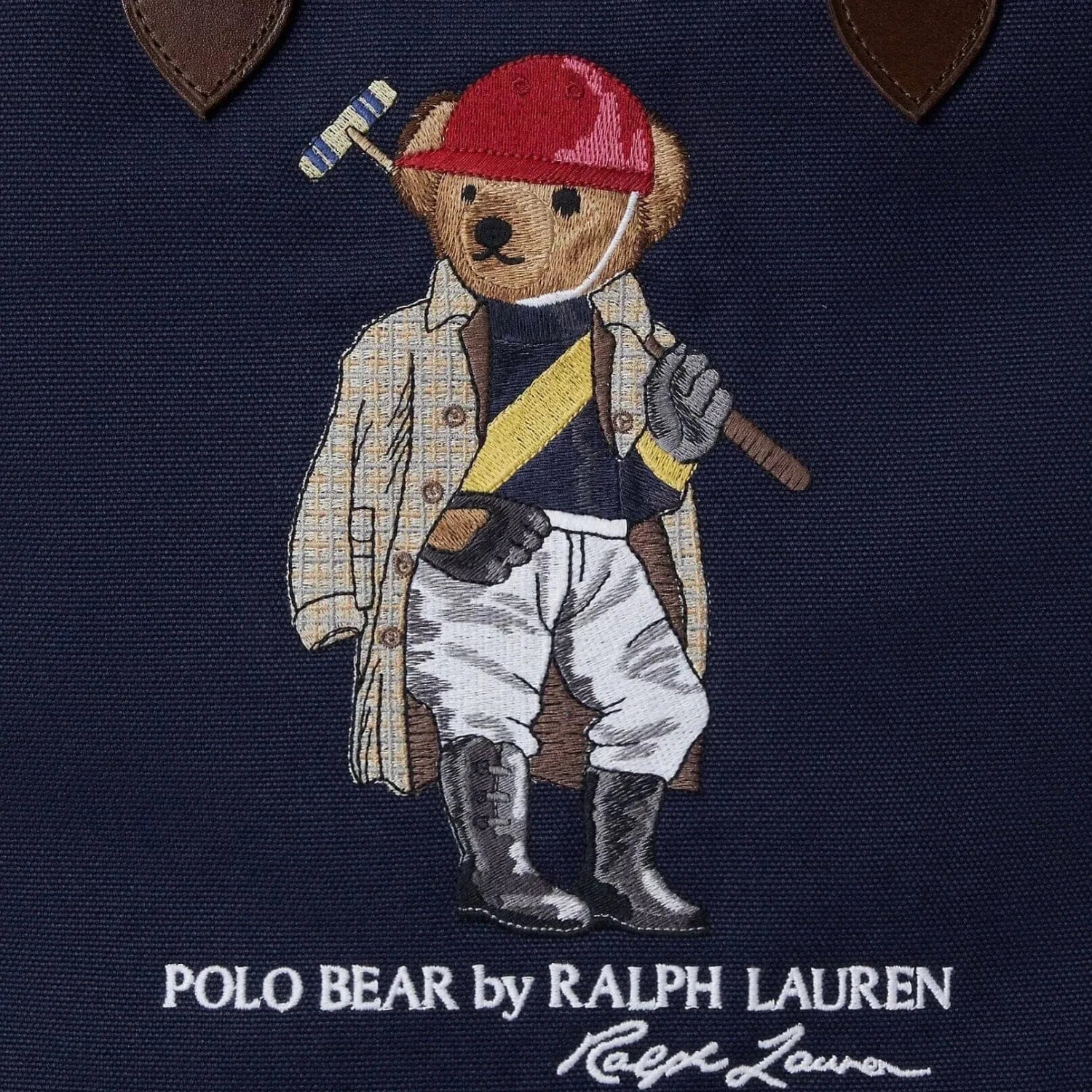 Ralph Lauren Polo Bear Canvas Shopper Tote