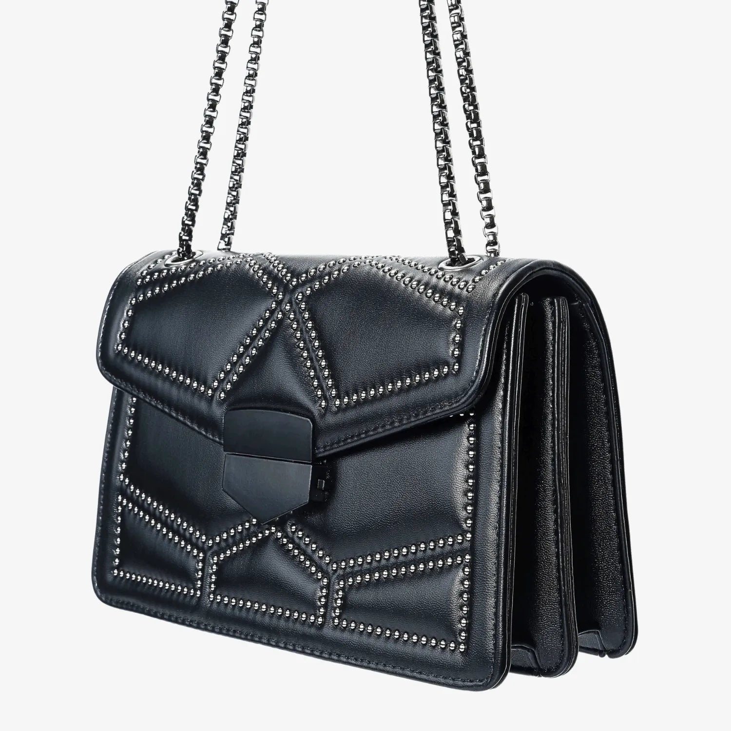 Vintage Rivet Crossbody Bag