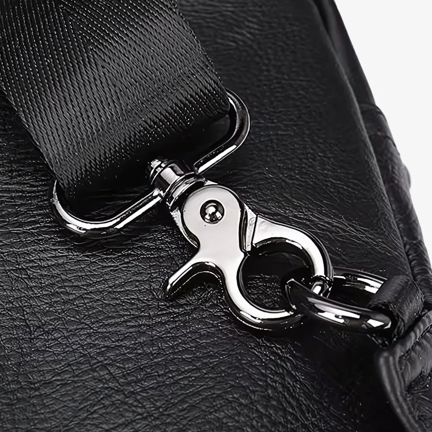 Dual Classic Men's Genuine Leather Bag