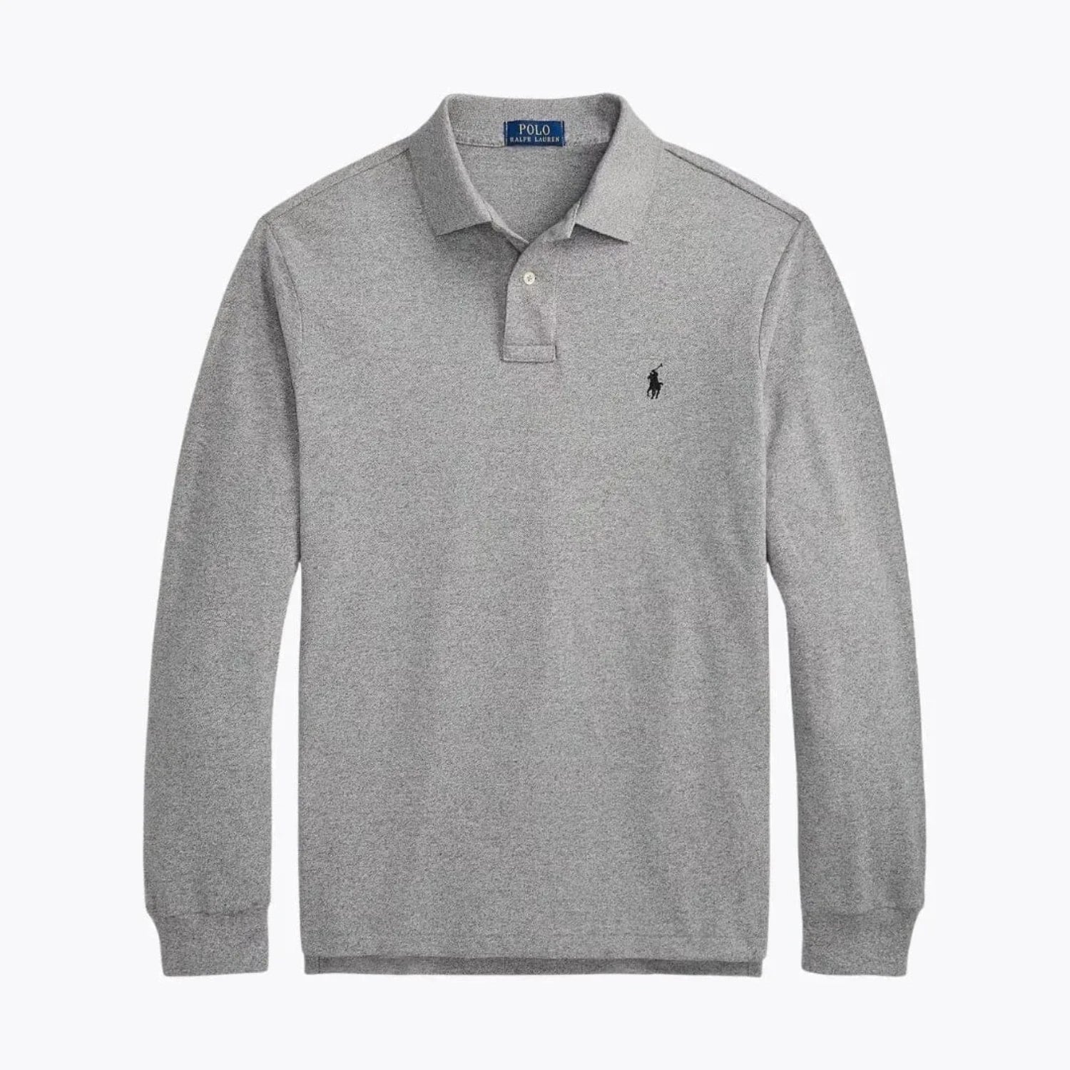 Ralph Lauren Mesh Long-Sleeve Polo Shirt