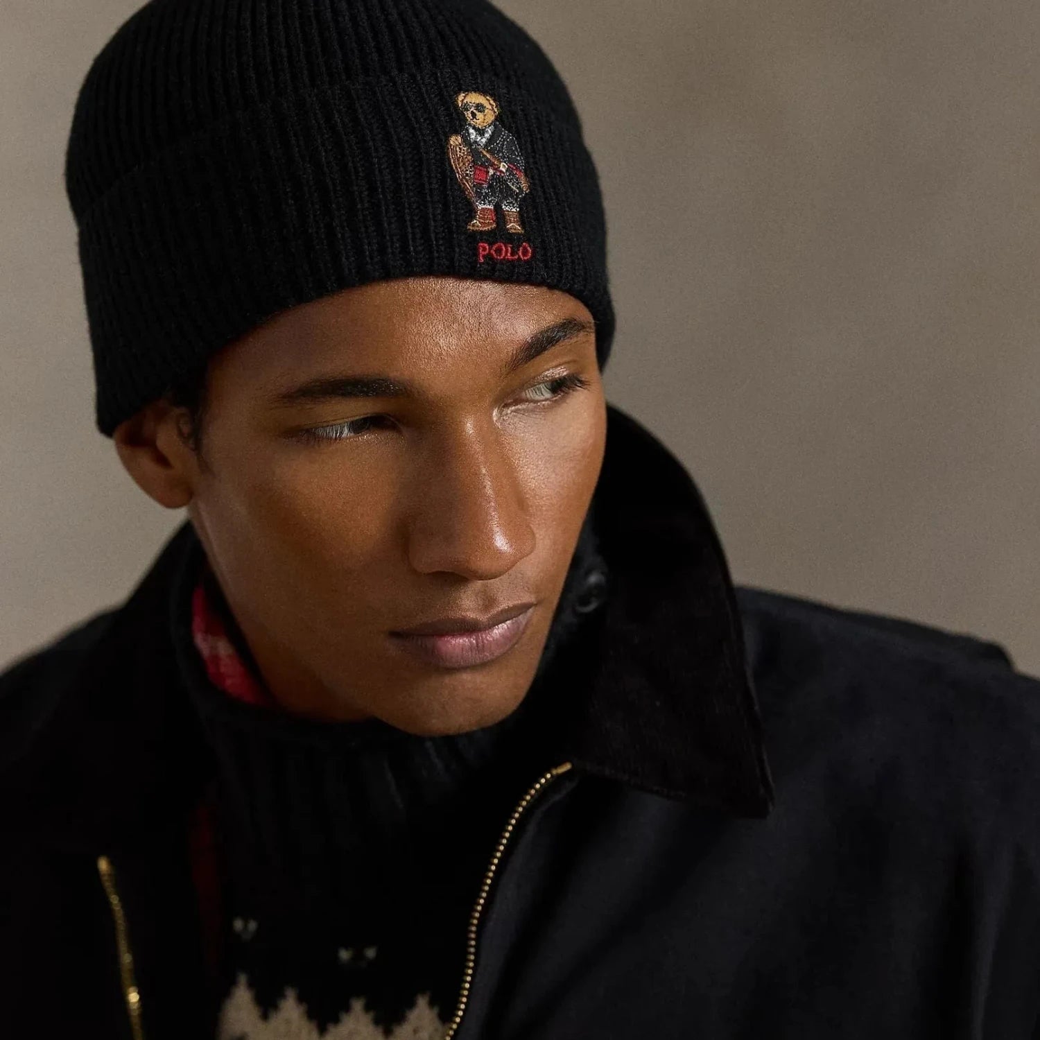 Ralph Lauren Polo Bear Rib-Knit Beanie