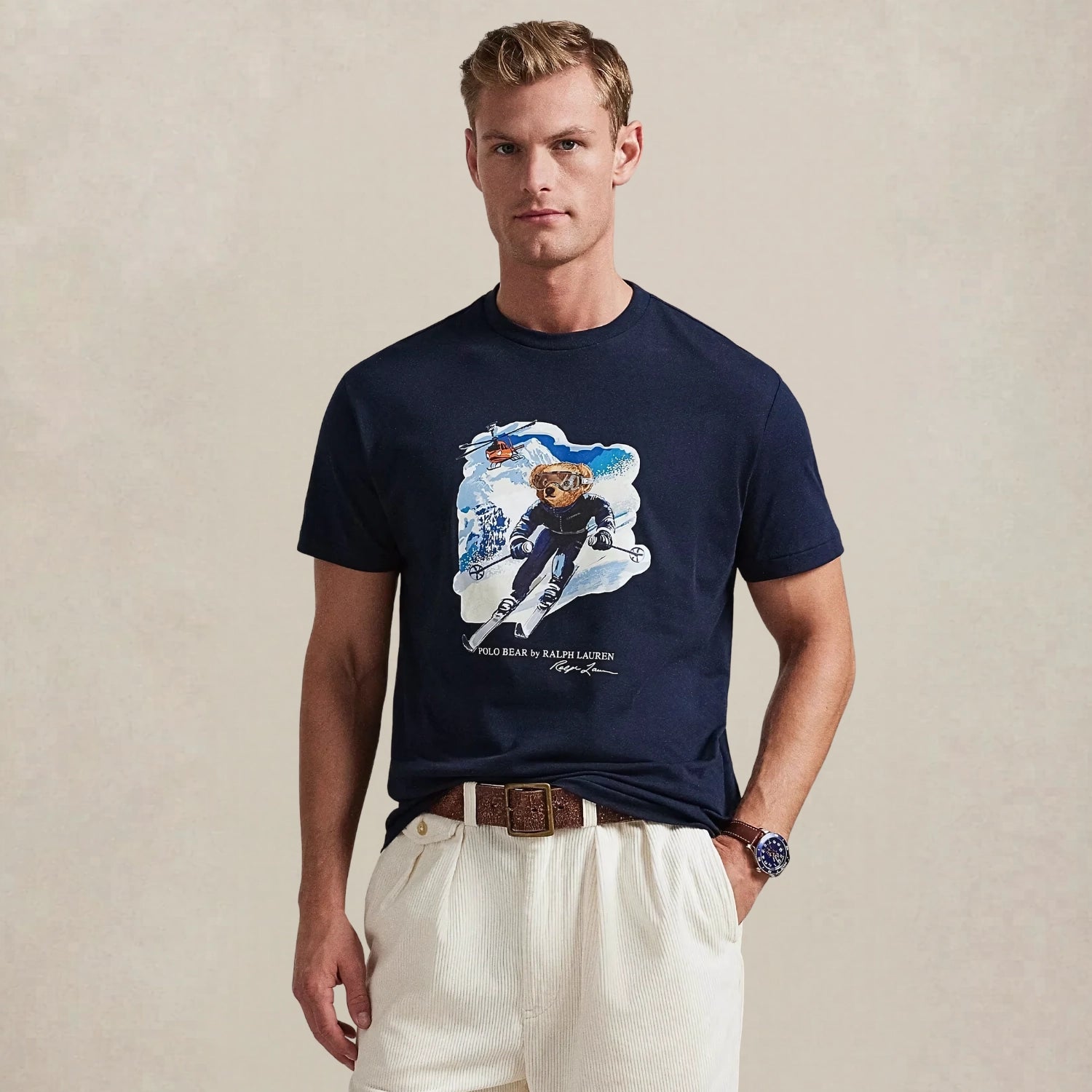 Ralph Lauren Polo Bear Jersey T-Shirt In A Classic Fit