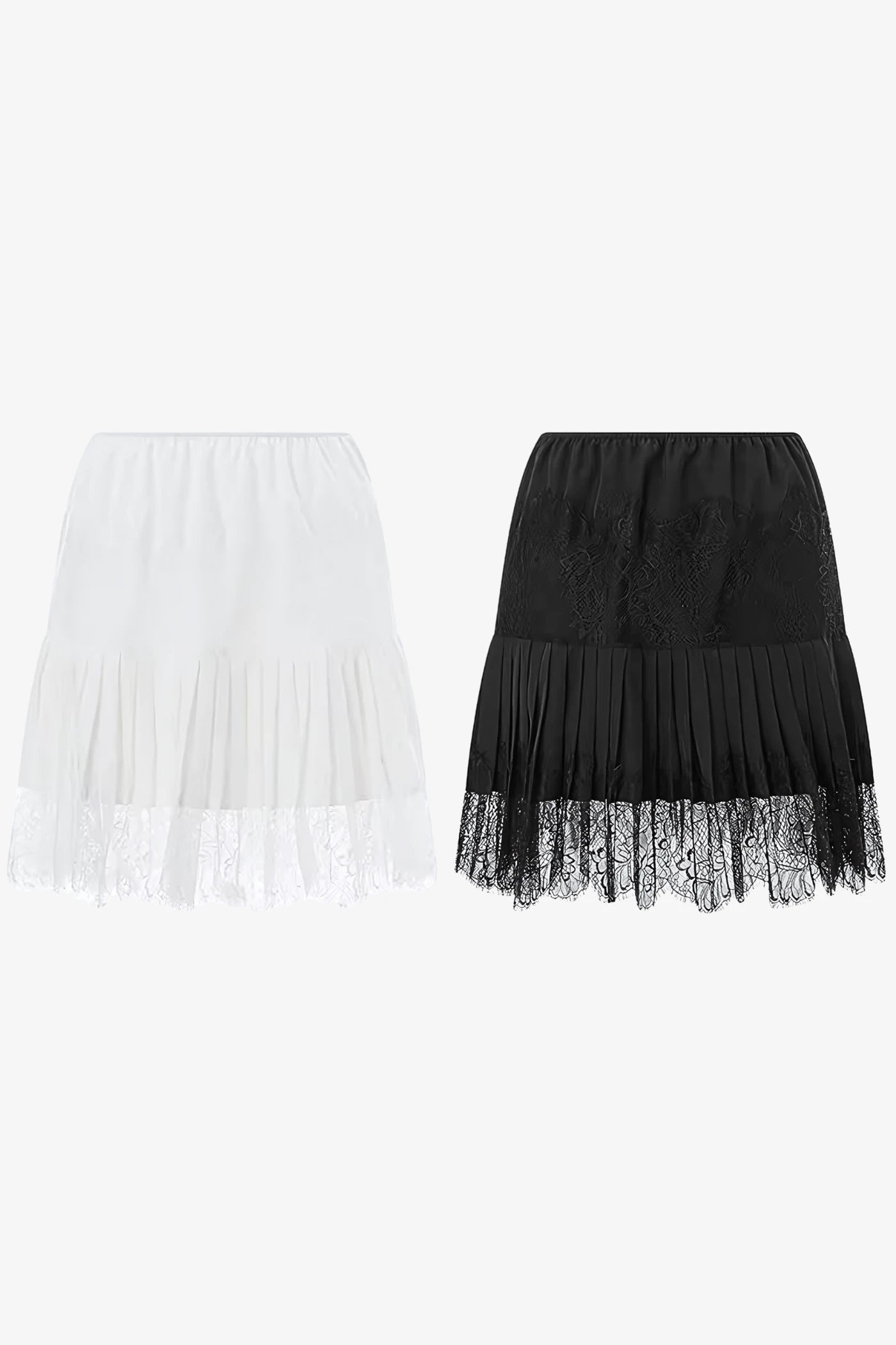 Lace Knit Sweater And Skirt Set