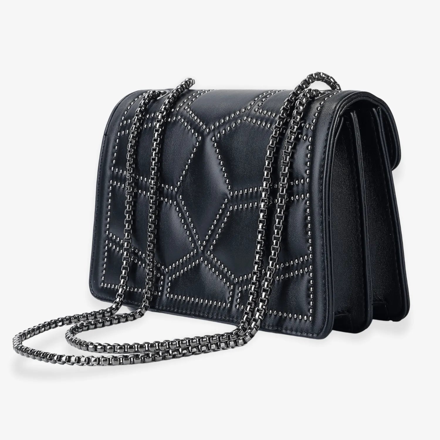 Vintage Rivet Crossbody Bag