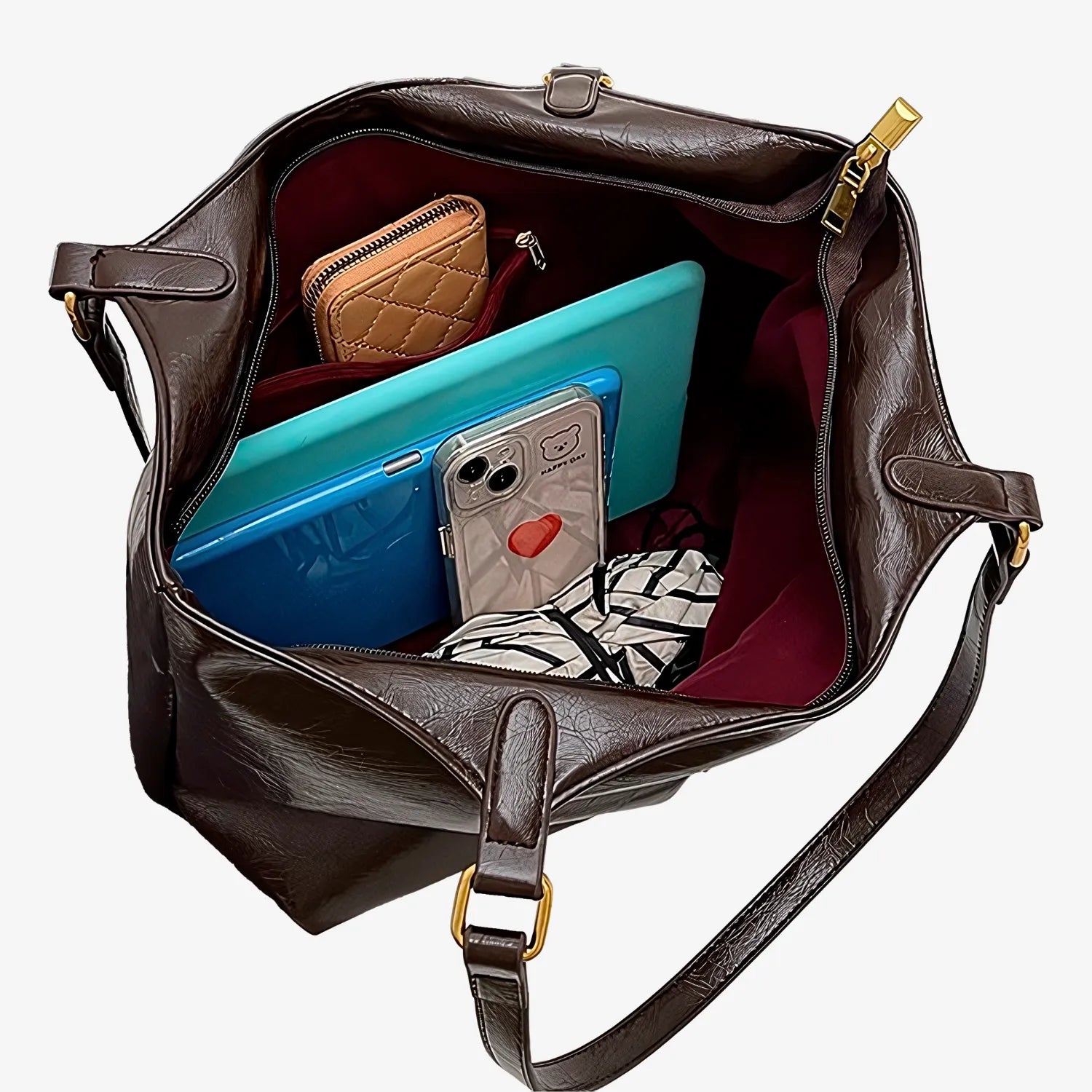 Alvessa Genuine Leather Tote Bag