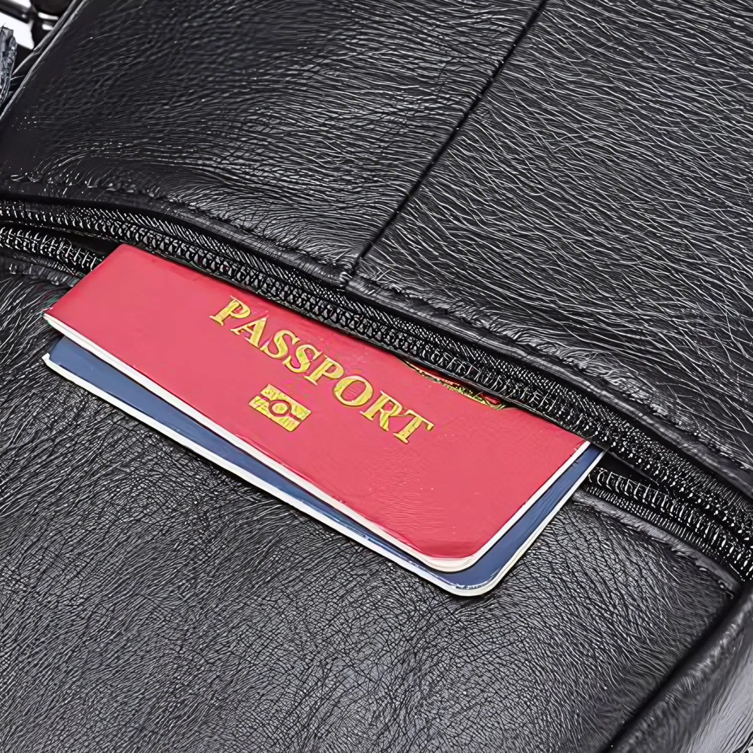 Dual Classic Men's Genuine Leather Bag