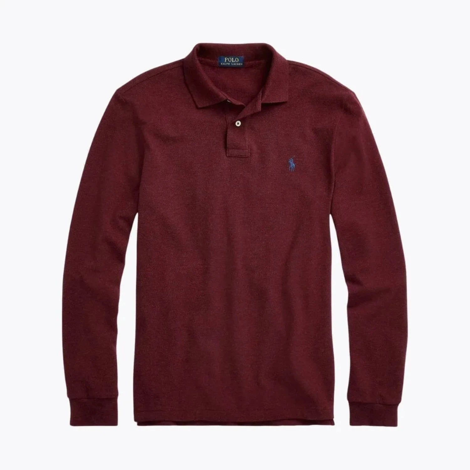 Ralph Lauren Mesh Long-Sleeve Polo Shirt