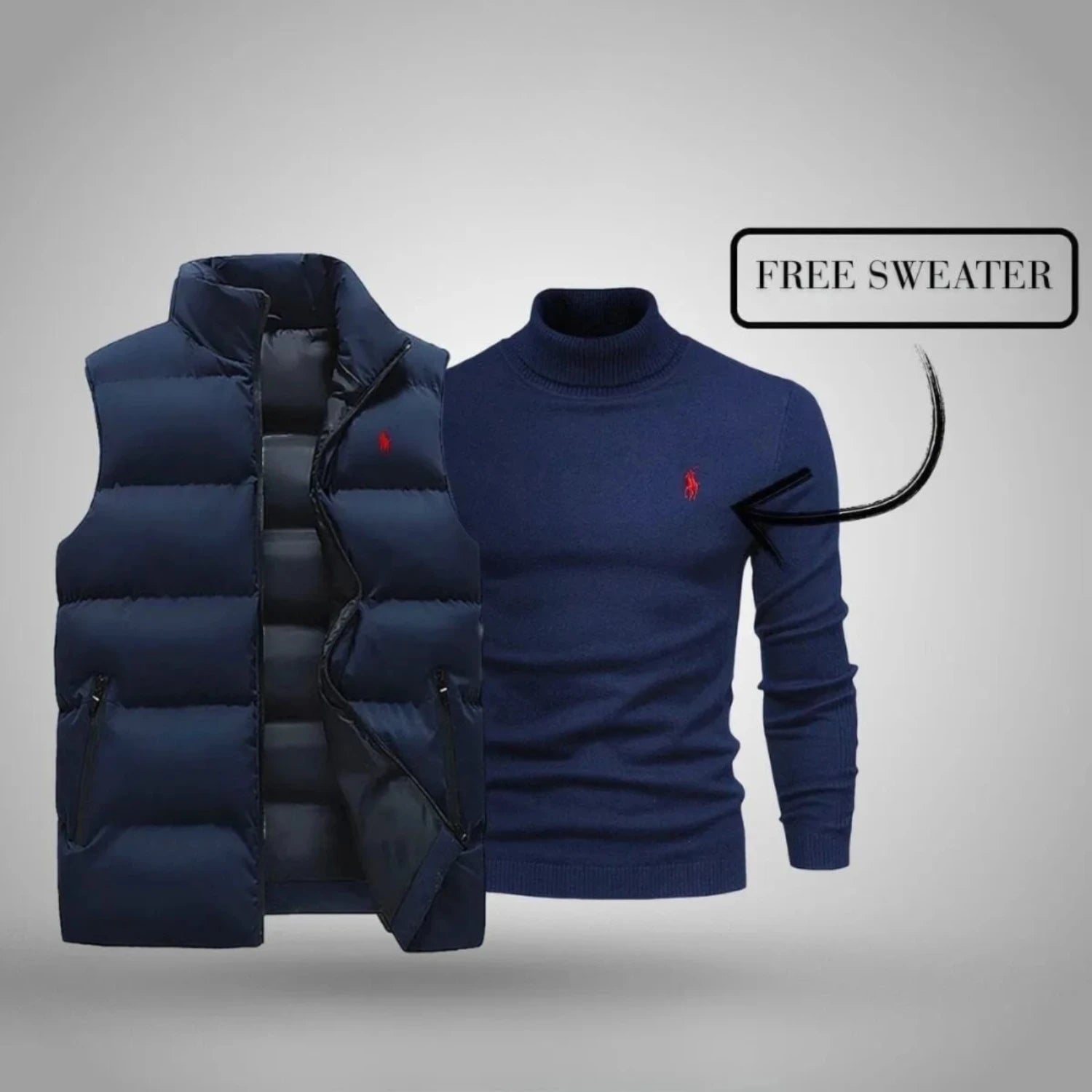 Ralph Lauren Vest + Exclusive Free Sweater (CLEARANCE)