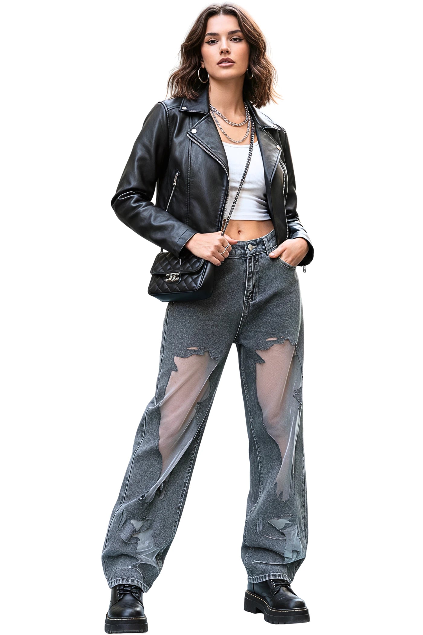 Trixie Blue Transparent Jeans