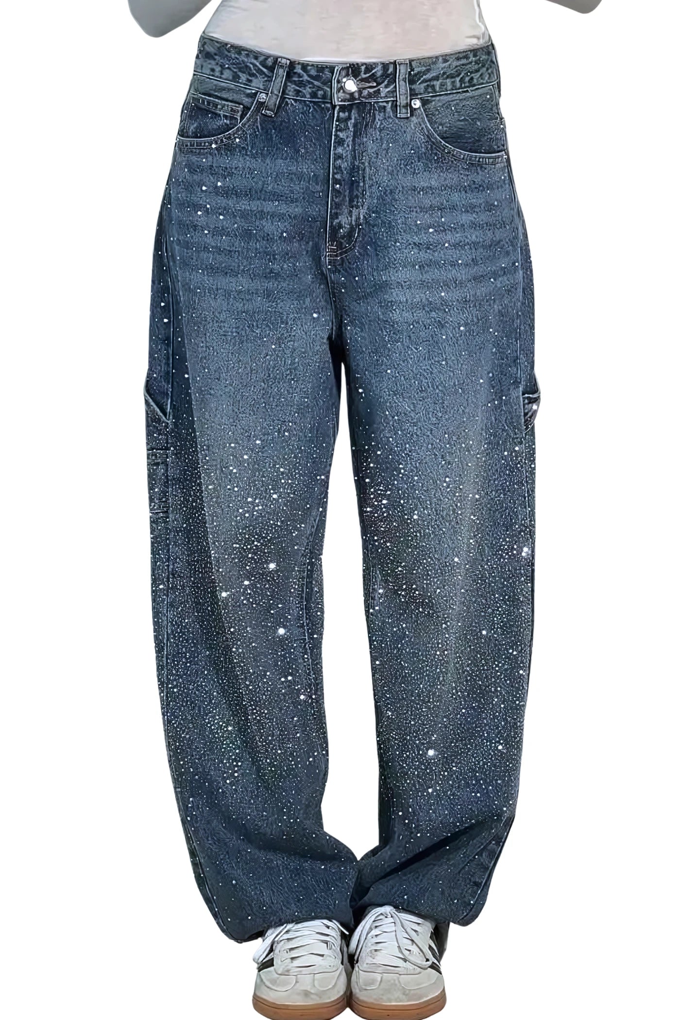 Balloon Carpenter Shine Denim Jeans