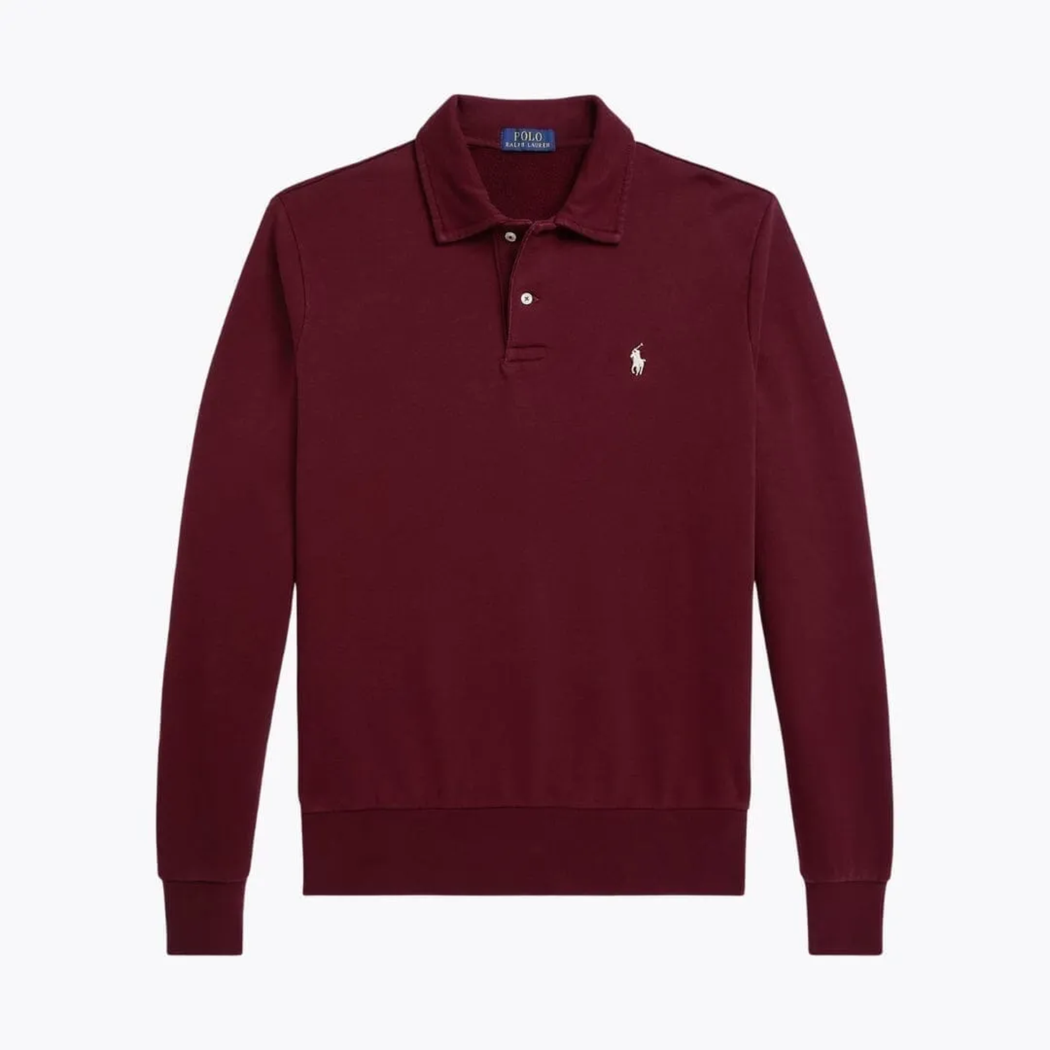 Ralph Lauren Loopback Fleece Collared Sweatshirt