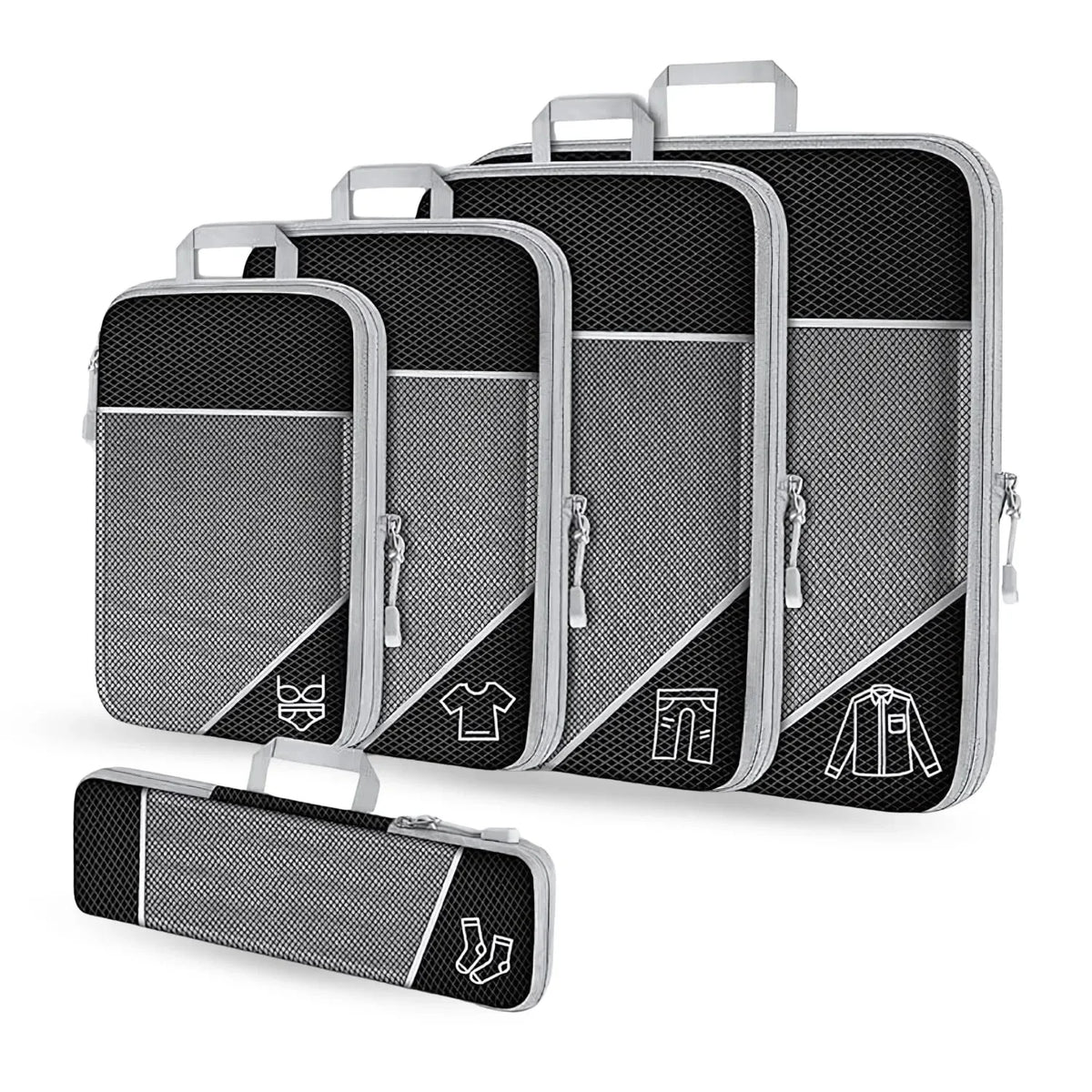 CompactBag - Kit de Organizadores de Compressão